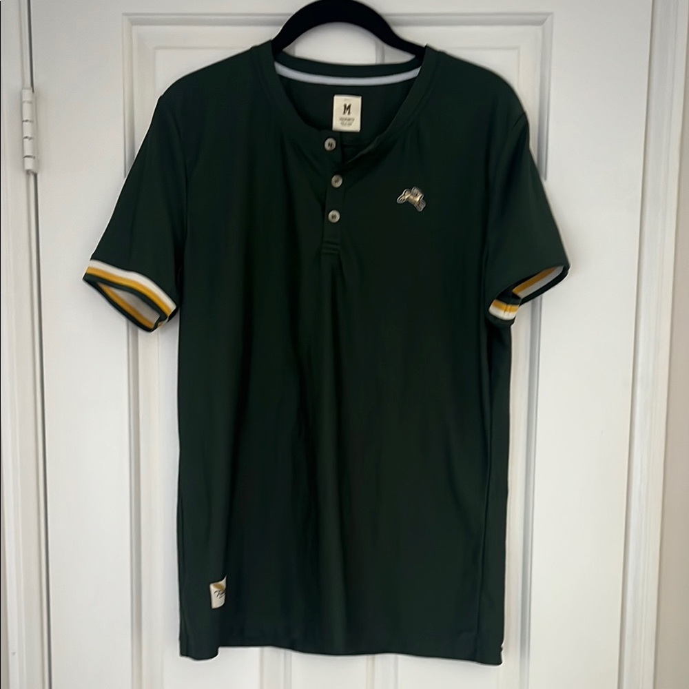 Men’s Tracksmith Green Mesh Tee size M